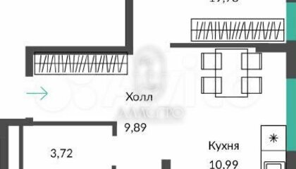 3-к квартира, 77,5 м², 12/12 эт.